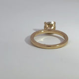 1.07 Carat Round Brilliant Lab Grown Diamond Hidden Halo Engagement Ring