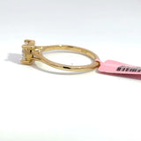 1.31 Carat Round Brilliant Cathedral Lab Grown Diamond Engagement Ring