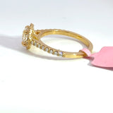 1.01 Carat Round Halo Cathedral Lab Grown Diamond Engagement Ring