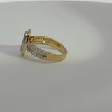 .92 Carat Round Halo Cluster Lab Grown Diamond Ring