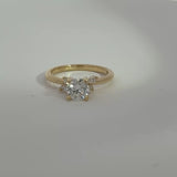 1.10 Carat Round Brilliant Solitaire Lab Grown Diamond Ring
