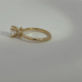 1.10 Carat Round Brilliant Solitaire Lab Grown Diamond Ring