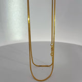 22k Gold Hollow Chain