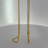 22k Gold Hollow Chain