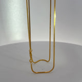 22k Gold Hollow Chain