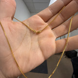 22k Gold Hollow Chain