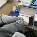 1.16 Carat Round Cathedral 3-Stone Lab Grown Diamond Engagement Ring