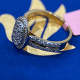 .92 Carat Round Halo Cluster Lab Grown Diamond Ring