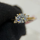 1.10 Carat Round Brilliant Solitaire Lab Grown Diamond Ring
