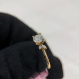 1.10 Carat Round Brilliant Solitaire Lab Grown Diamond Ring