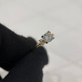 1.10 Carat Round Brilliant Solitaire Lab Grown Diamond Ring