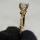 1.10 Carat Round Brilliant Solitaire Lab Grown Diamond Ring