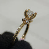 1.10 Carat Round Brilliant Solitaire Lab Grown Diamond Ring