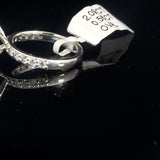 2.09 Carat Oval Lab Grown Diamond Hidden Halo Engagement Ring