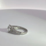 2.06 Round Brilliant Carat Lab Grown Diamond Engagement Ring