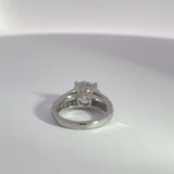 2.06 Round Brilliant Carat Lab Grown Diamond Engagement Ring