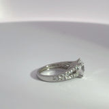 2.06 Round Brilliant Carat Lab Grown Diamond Engagement Ring