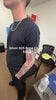 Our customer wearing our sterling silver rope chain. By renan jewelers