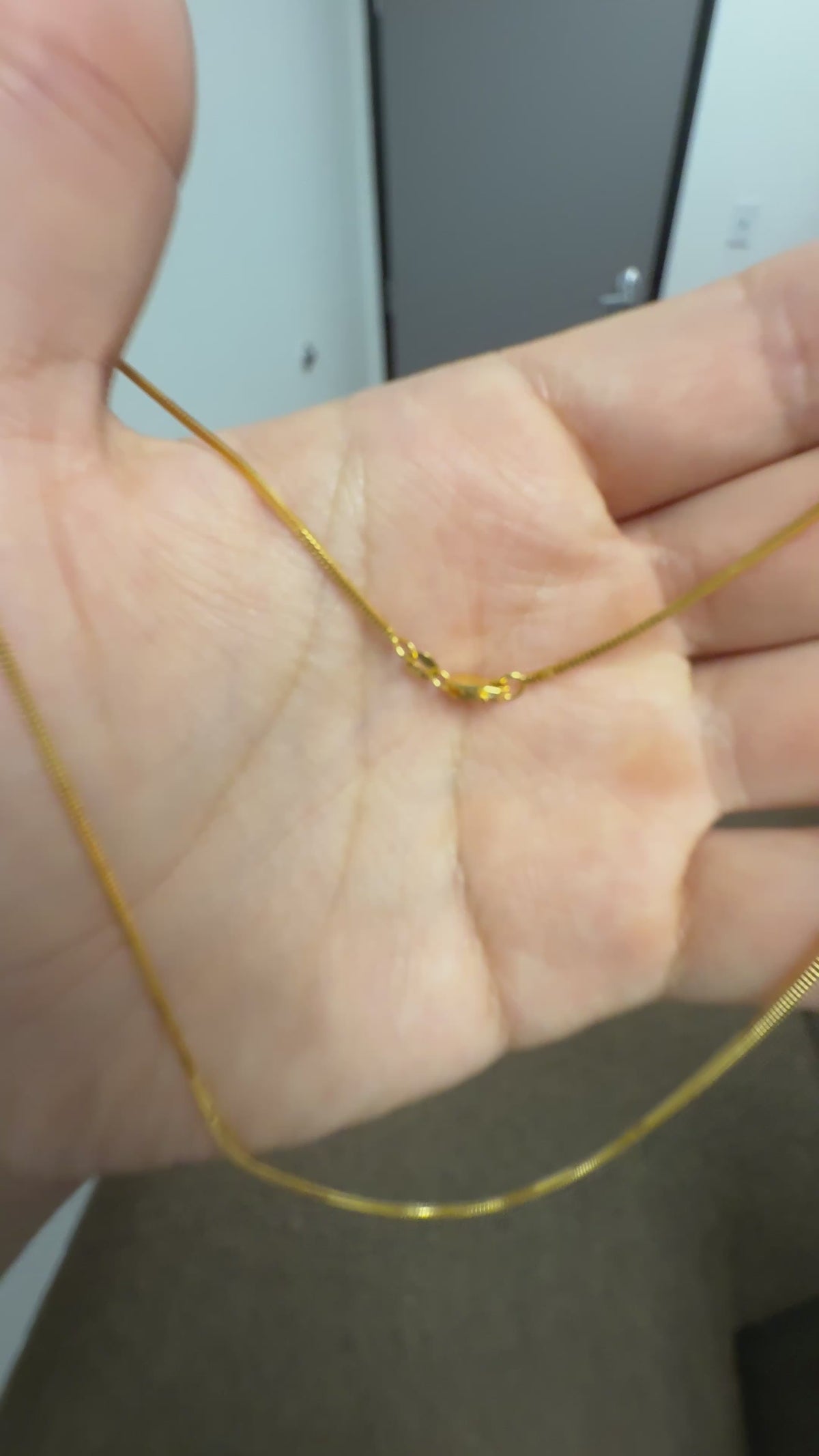 22k Gold Hollow Chain